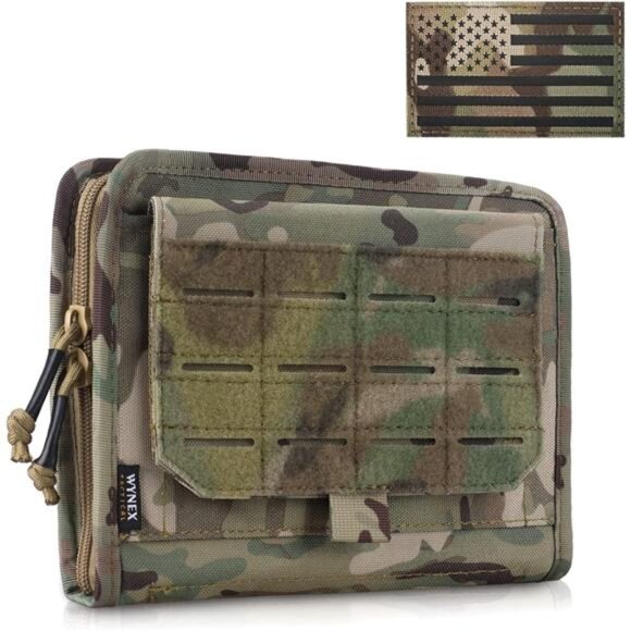 Tactical Folding Admin Pouch, Molle Tool Bag of Laser-Cut Design, Medical Bag - Picture 1 of 7